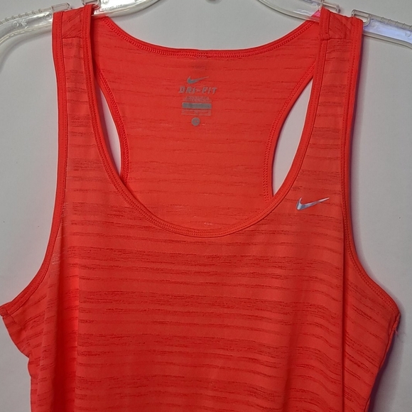 Nike dri -fit neon razorback tank top sz Medium - Picture 3 of 5